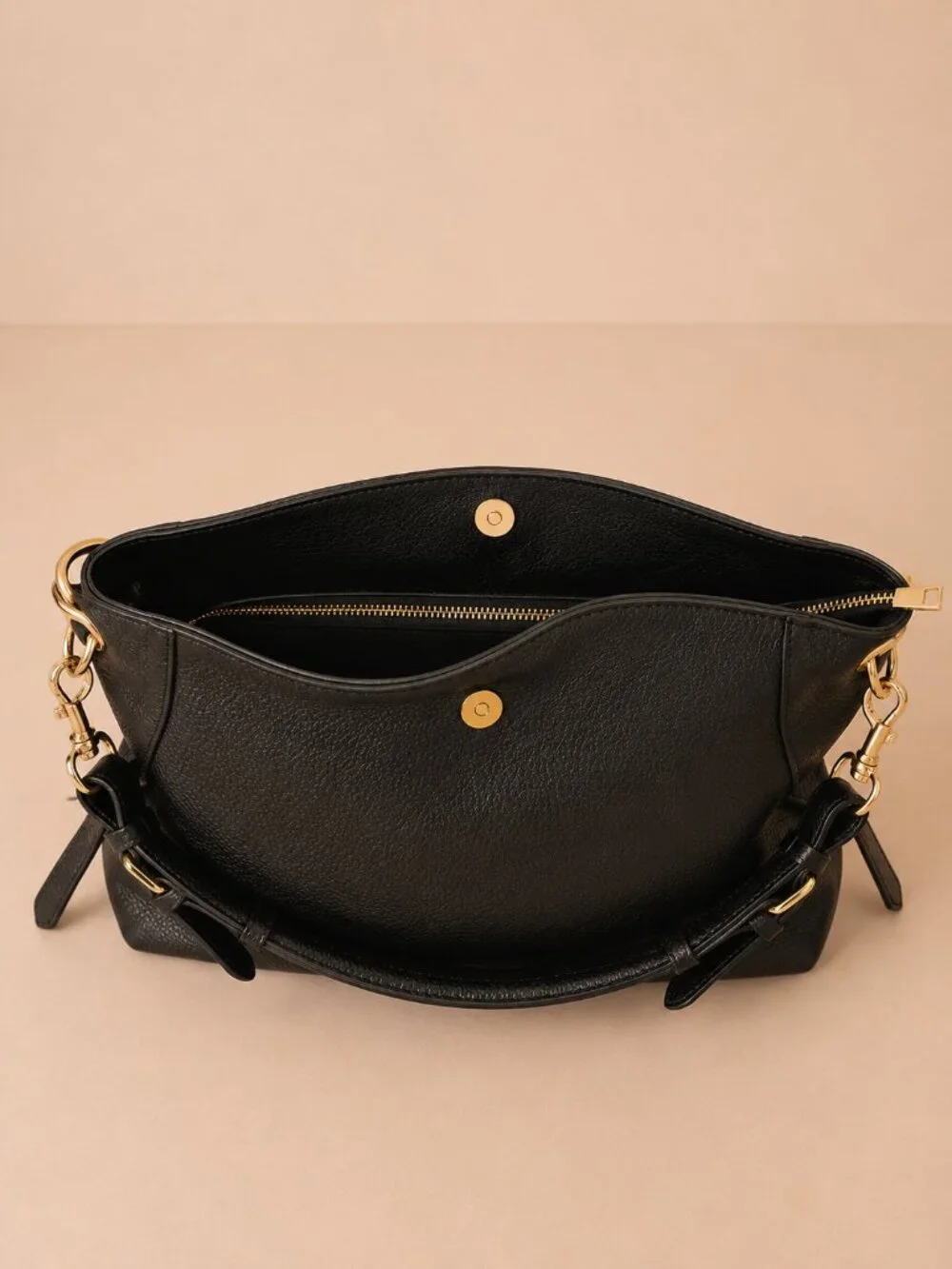 Italian Leather Slouchy Hobo Purse, East West Crossbody Handbag Made in Italy